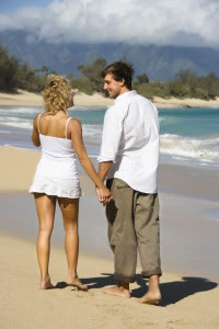 Couple on beach